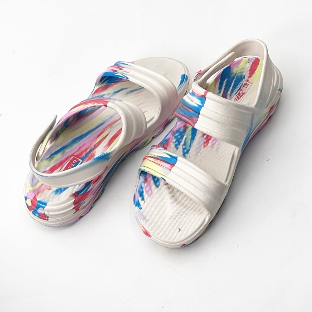 HUNTER Bloom Algae Marled Adjustable Straps EVA Water Sandals Women’s Size 10